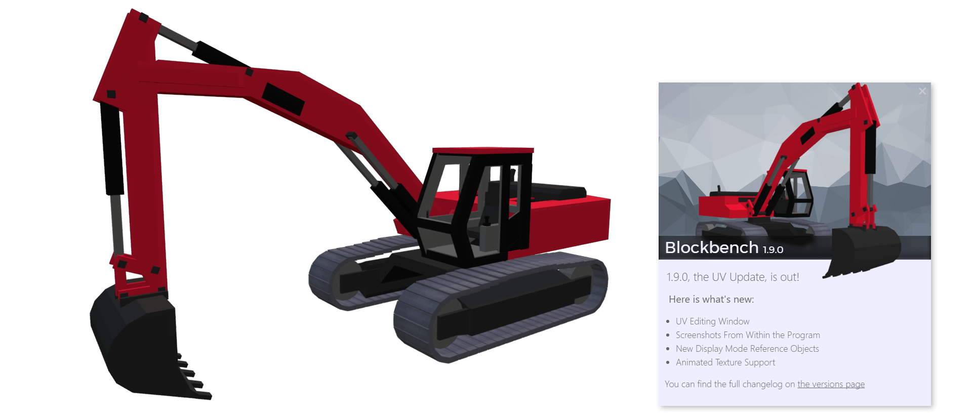 Red Excavator